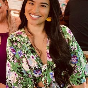 SHEIN floral, two piece set